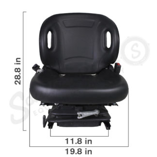 Universal Industrial Suspension Seat - Black marketing