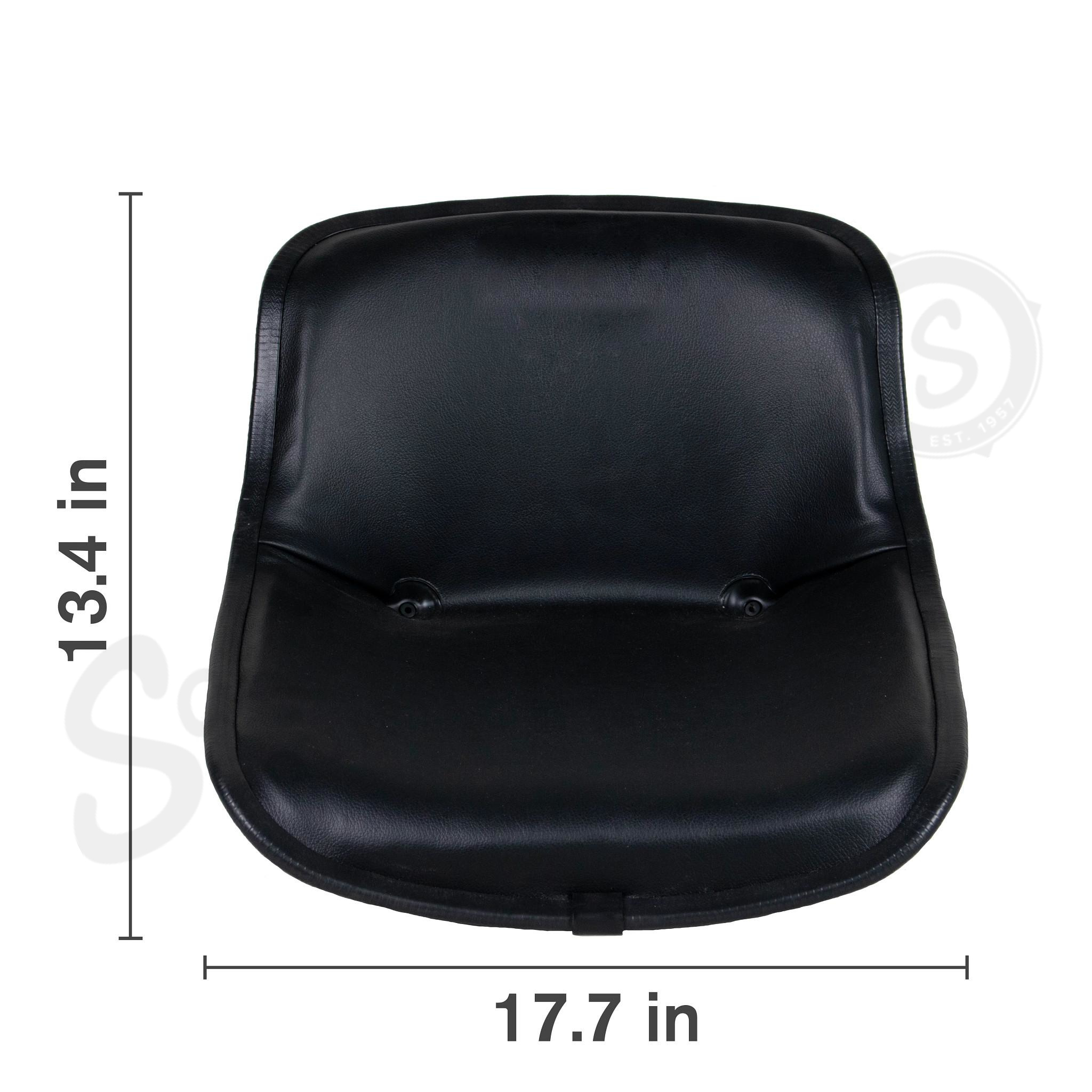 Low-Back Pan Seat – Black