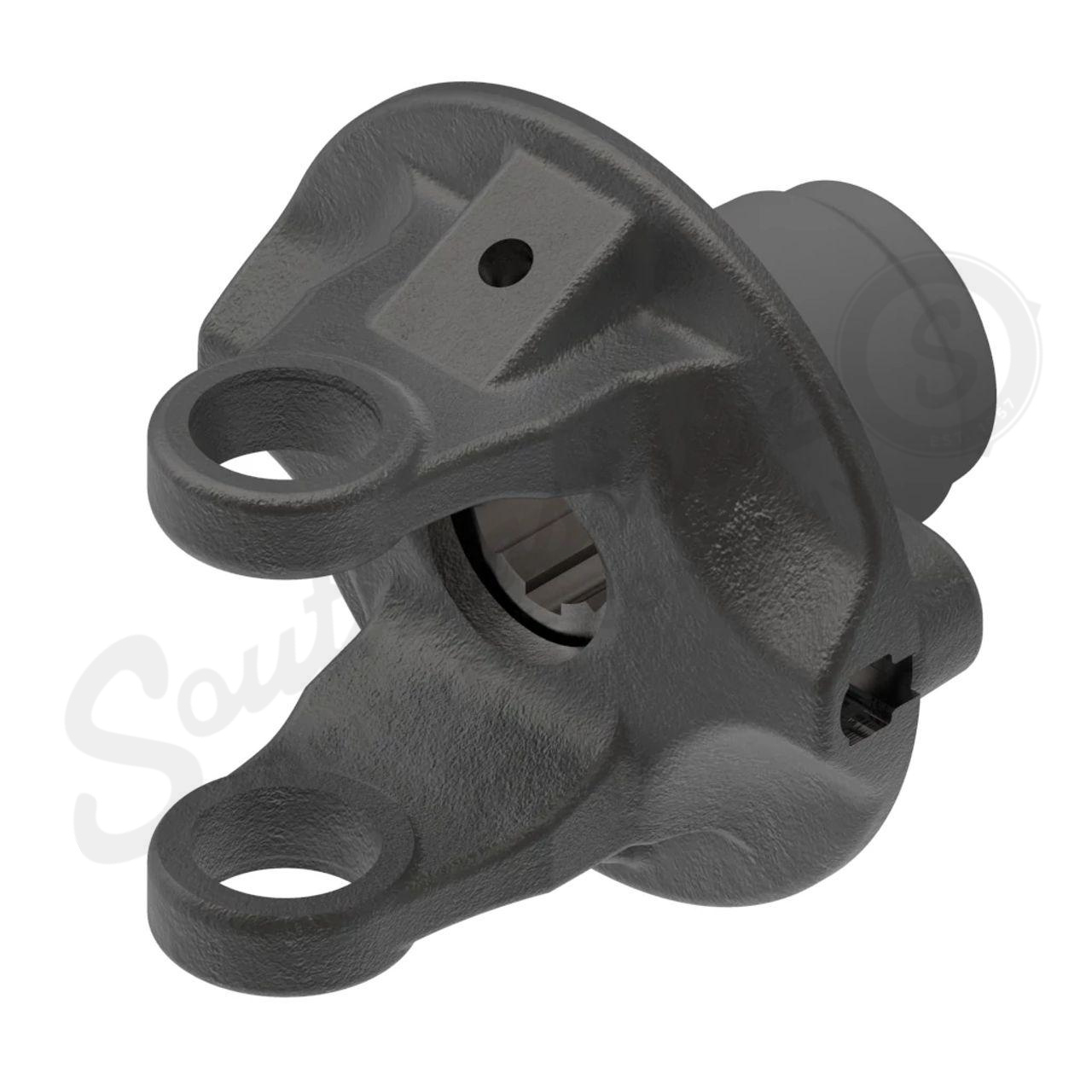44 Series Ball Shear Clutch Yoke – 1 3/8-6 Spline Bore – Safety Slide Lock Connection