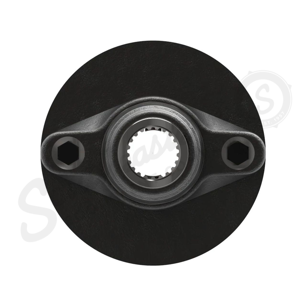 44 Series Ball Shear Clutch Yoke – 1 3/8-21 Spline Bore – Safety Slide Lock Connection