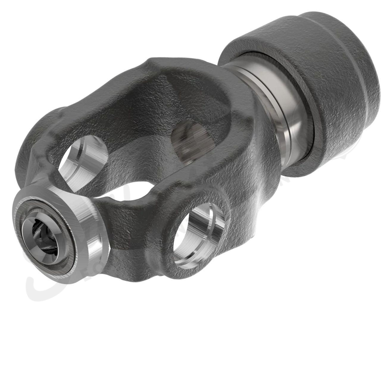 4-80 Unequal Arm Series Yoke – 1 3/8-6 Spline Bore – Safety Slide Lock Connection