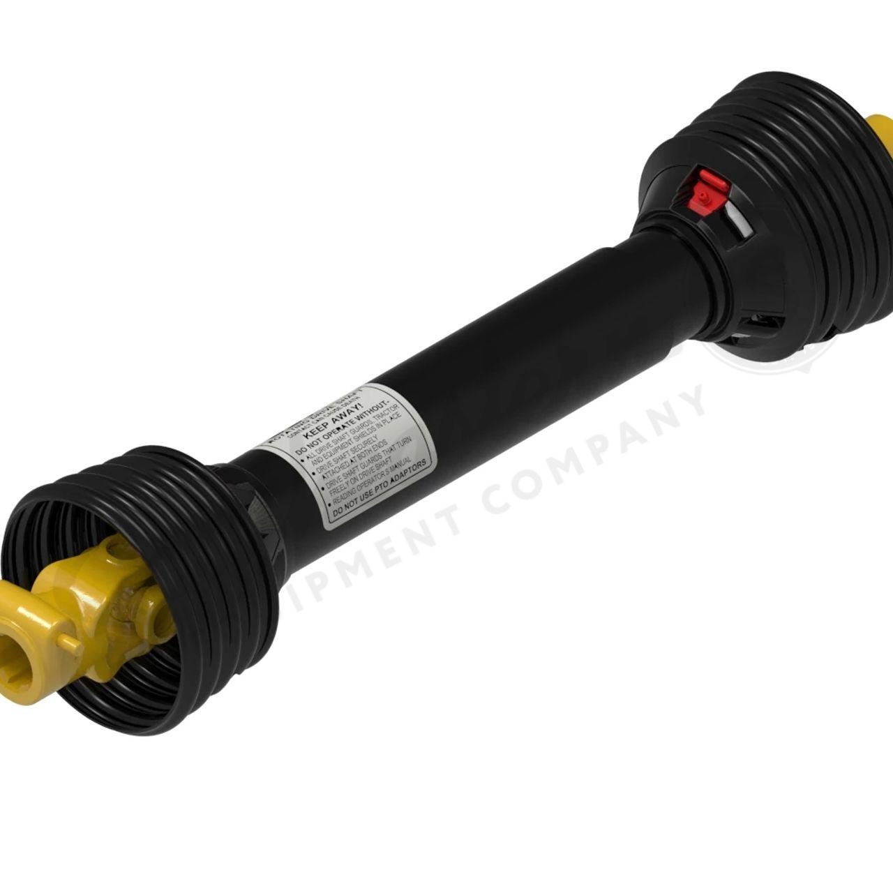 AB1 Series Profile PTO Drive Shaft – 1 3/8-6 Spline Bore Quick Disconnect Tractor Connection – 1 3/8-6 Spline Bore Quick Disconnect Implement Connection