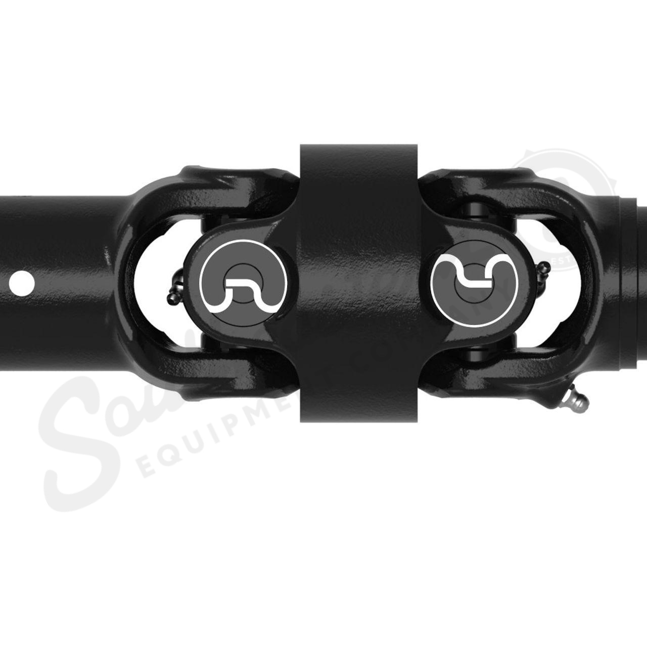 3-50 Series CV Wide Angle Universal Joint – 1 3/4-20 Spline Bore Setscrew Connection – 1″ Round Bore Weld Connection