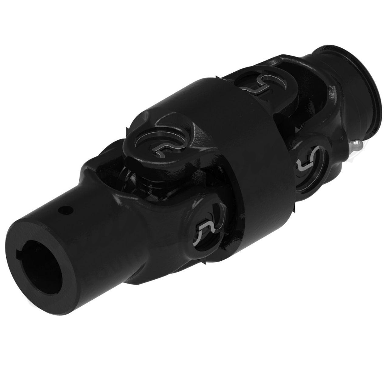 3-50 Series CV Wide Angle Universal Joint – 1 3/4-20 Spline Bore Setscrew Connection – 1″ Round Bore Weld Connection
