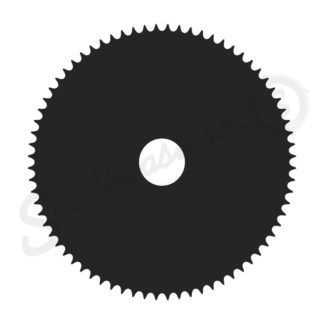 72-Tooth X Series Sprocket – 2″ Round Bore for 40 Pitch Chain