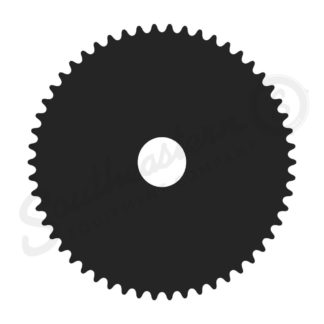 54-Tooth X Series Sprocket – 2″ Round Bore for 50 Pitch Chain