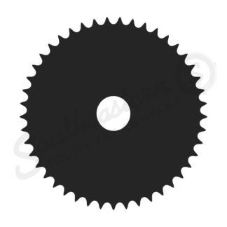 45-Tooth X Series Sprocket – 2″ Round Bore for 60 Pitch Chain