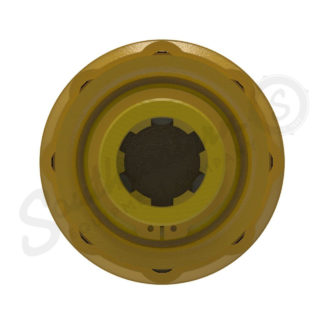 AB2 and AW20 Series Ratchet Clutch Yoke – 1 3/8-6 Spline Bore – Spring-Lok Connection