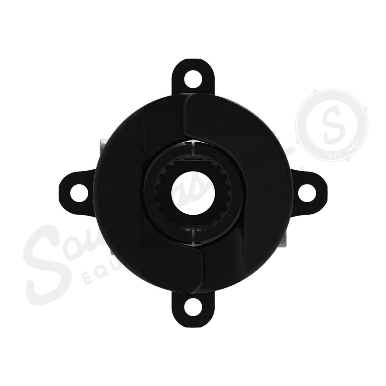 35 Series Torqmaster Free Motion Clutch Yoke – 1 3/4-20 Spline Bore – Clamp Connection