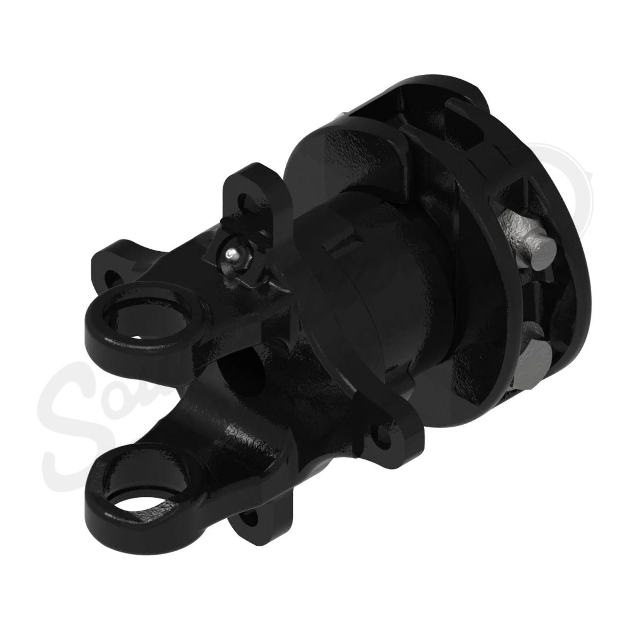 35 Series Torqmaster Free Motion Clutch Yoke – 1 3/4-20 Spline Bore – Clamp Connection