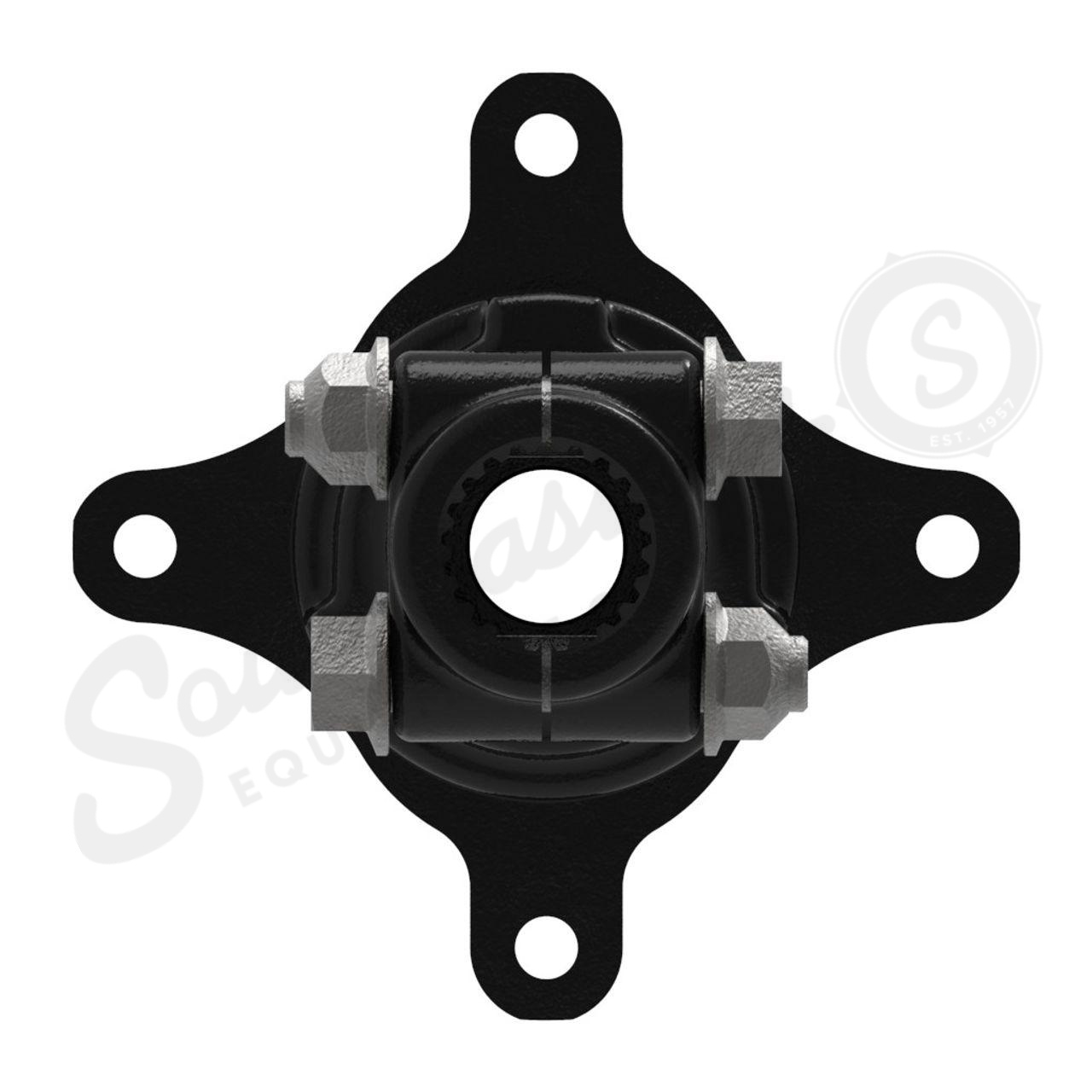 35 Series Torqmaster Free Motion Clutch Yoke – 1 3/8-21 Spline Bore – Clamp Connection