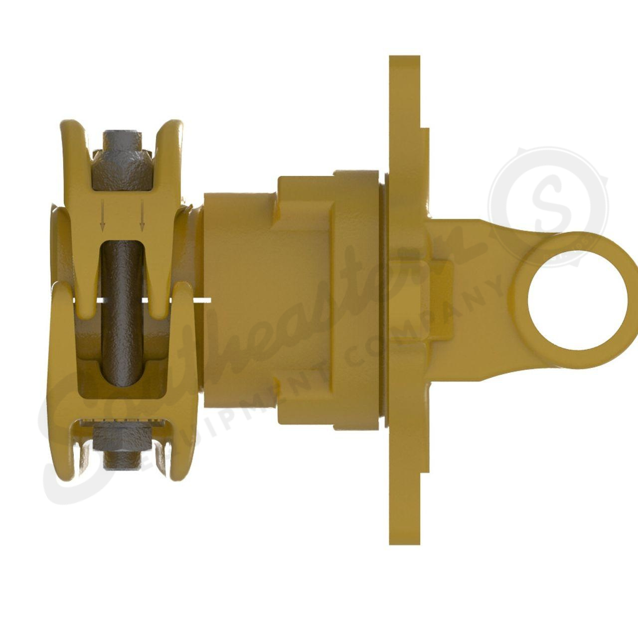 AW35 Series Torqmaster Free Motion Clutch Yoke – 1 3/4-20 Spline Bore – Clamp Connection