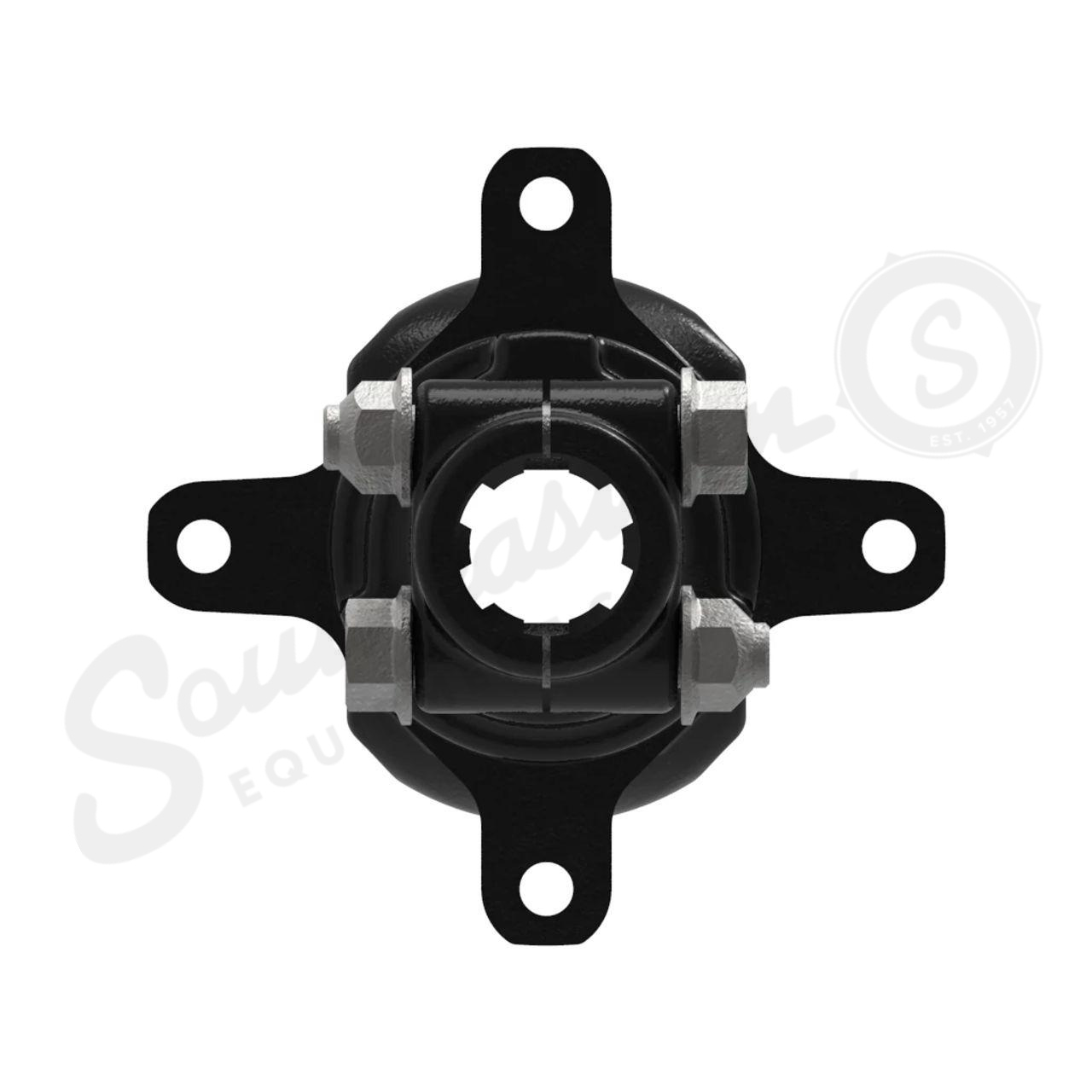 AB6 and AW22 Series Torqmaster Free Motion Clutch Yoke – 1 3/8-6 Spline Bore – Clamp Connection