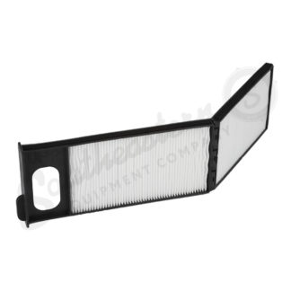Cab air filter - 478.5 mm L x 114 mm W x 15 mm D marketing