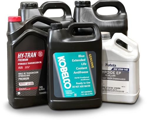 Shop oils and lubricants for your Kobelco Excavator