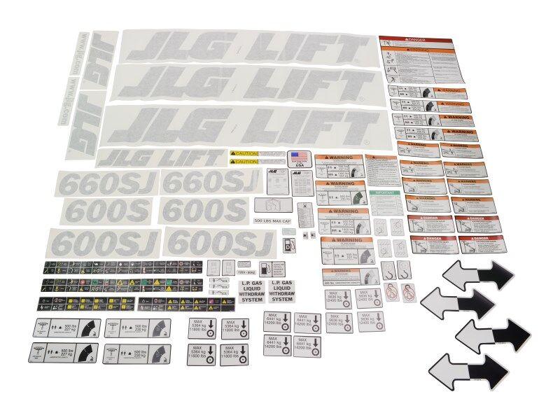 1001193634 - OEM MACHINE DECAL KIT - JLG