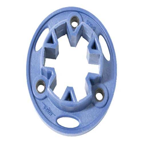 Blue Flexible Coupler Plate – 53.34 mm ID x 134.90 mm OD x 28.70 mm H