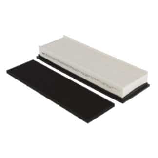 Cab air filter – 380 mm L x 130 mm W x 49 mm D
