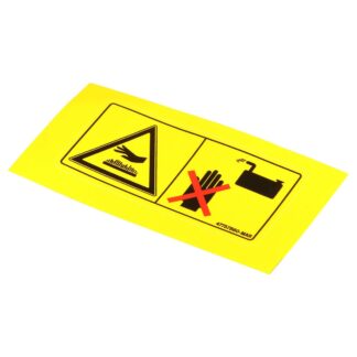 Warning Decal - Black marketing