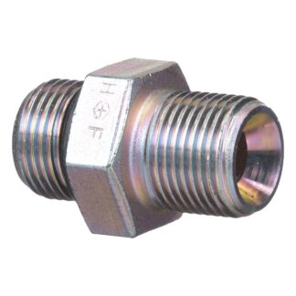 Case Construction Hydraulic Tube Adapter - 3/8in NPT O-Ring x 3/8in NPT #152128A1