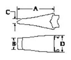 Case Construction Chisel Bucket Tooth #372162A1