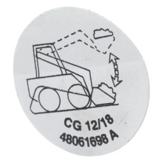 Case Construction Boom Override Decal #48061698