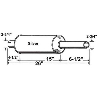 Case Construction Muffler #AS100273AP