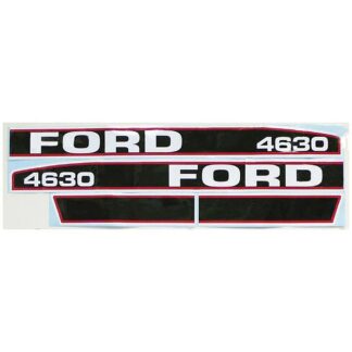 Case Construction Ford Hood Decal Set #AS102048AP