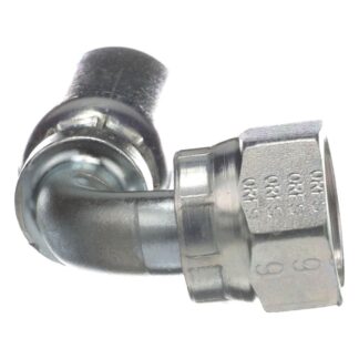 Case Construction Hydraulic Fitting - Female JIC 37 Swivel 45 Degree Elbow #B90773