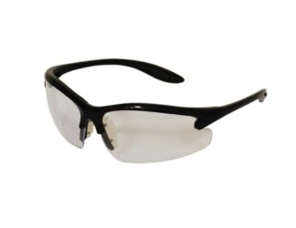 Case Construction Clear Lens Safety Glasses - Black Frame - 20-Pack #BCNH1204C