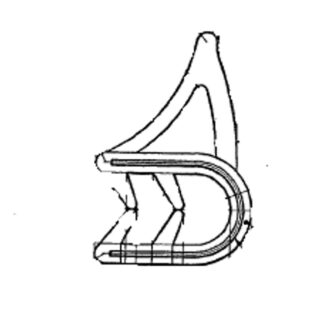 Case Construction Weather Strip #PW02C01342D1