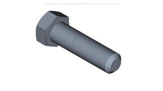 232974A2 - Hex Bolt - Cl 10.9 - M22 x 80 mm - CASE CONSTRUCTION