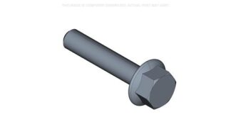 845-6030 - Heavy Hex Flange Bolt - M6 x 1 x 30 - CASE CONSTRUCTION